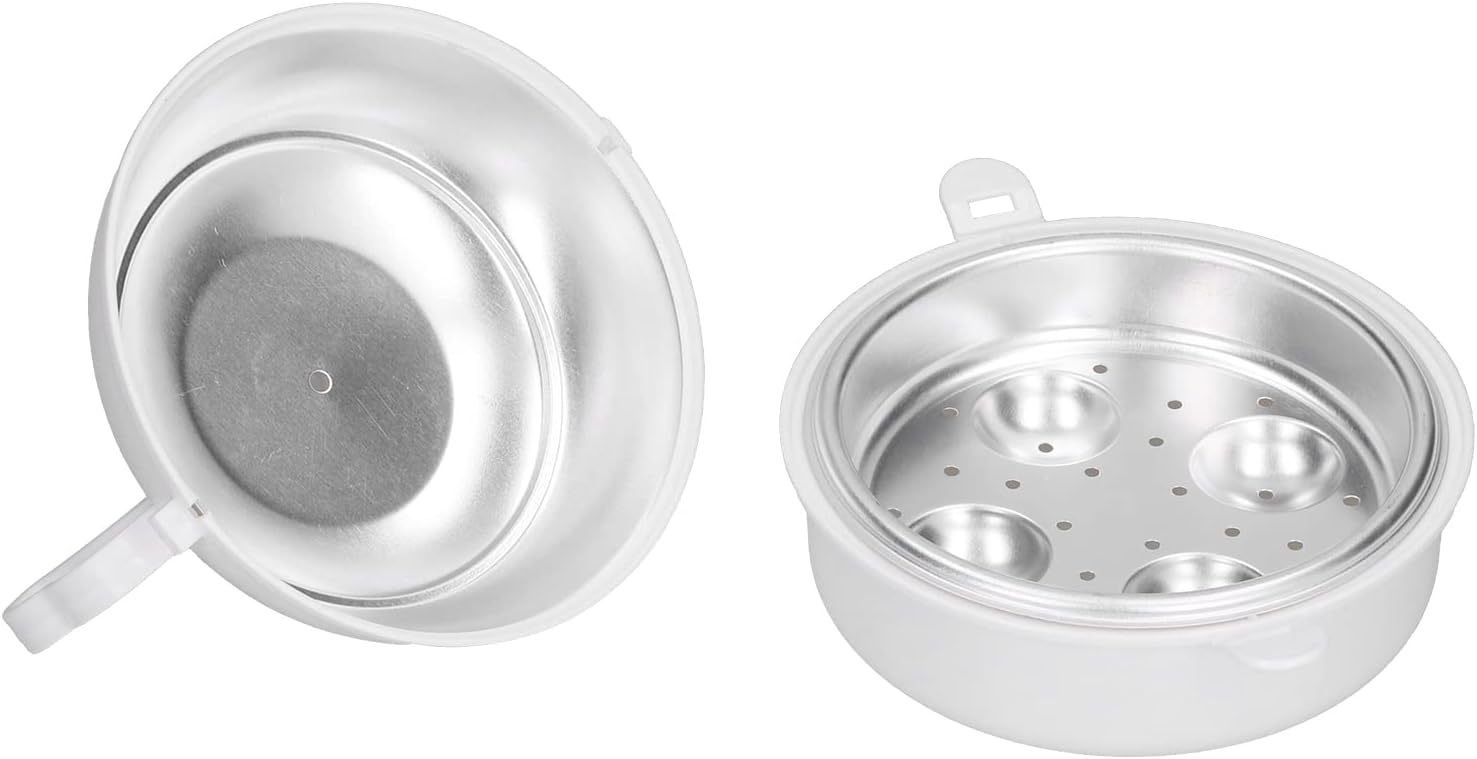 AUNMAS Chicken Shaped Egg Cooker for Microwave - Poacher & Boiler for 4 Eggs in Home Kitchen