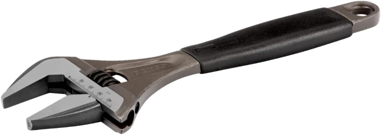 Bahco 9035 R US Ergo X-Wide 12-Inch Adjustable Wrench in Black and Gray Color