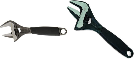 Bahco Ergo Big-Mouth Adjustable Wrench Set - 8 Inch and 6 Inch Sizes