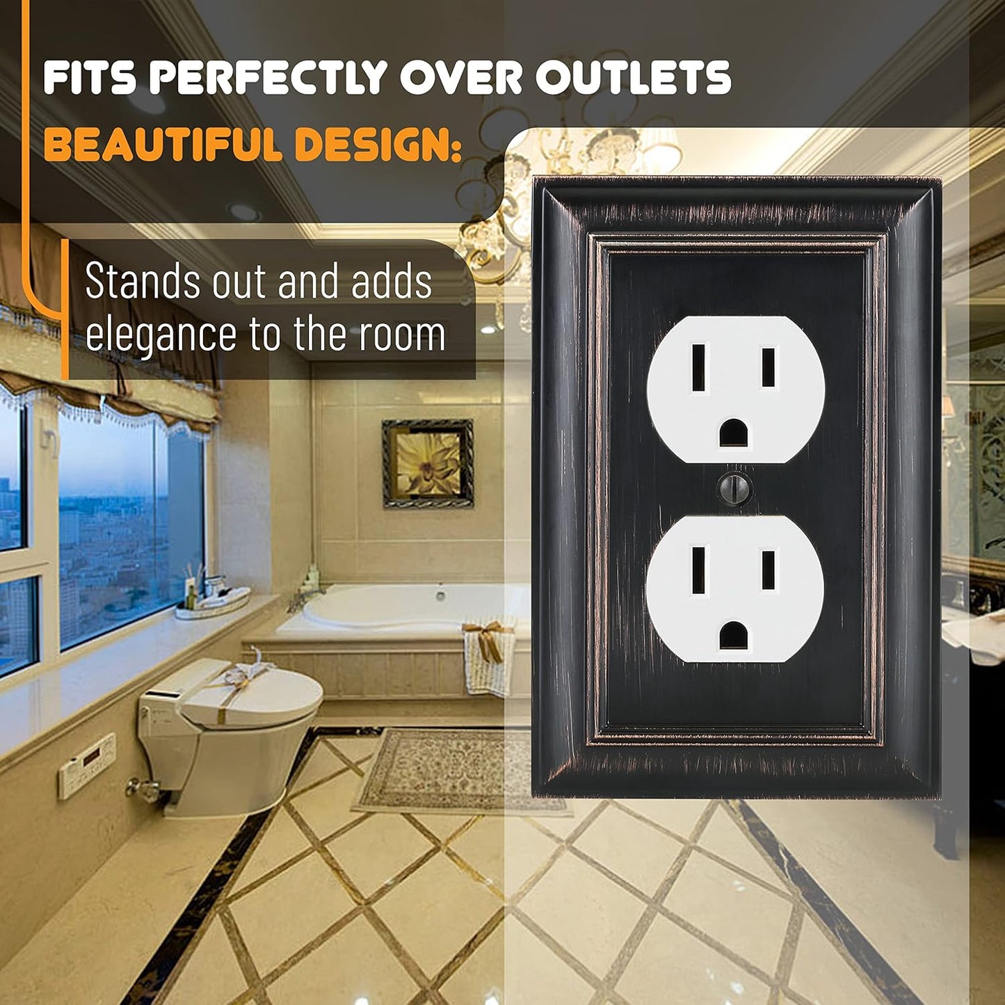 Bates Choice Bates- Outlet Covers and Decorator Wall Plates for Home Decor