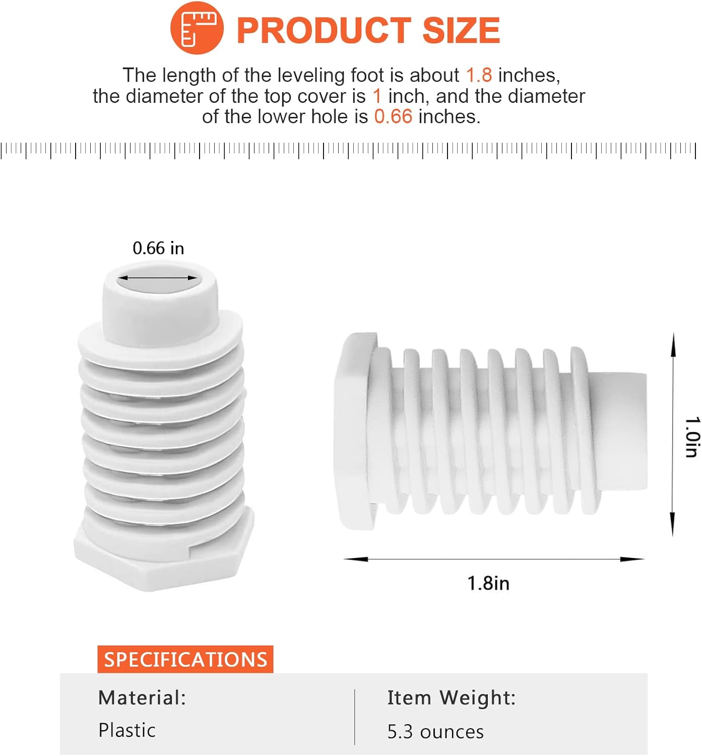 Beaquicy Dryer Maintenance Kit with Leveling Leg Foot and Idler Pulley - Compatible with AP4295805 and W10837240