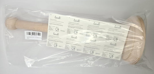 Beechwood Paper Towel Holder for Kitchen, Tuuli Kitchen Tissue Holder 14 x 5 inches - Ideal for Various Paper Rolls