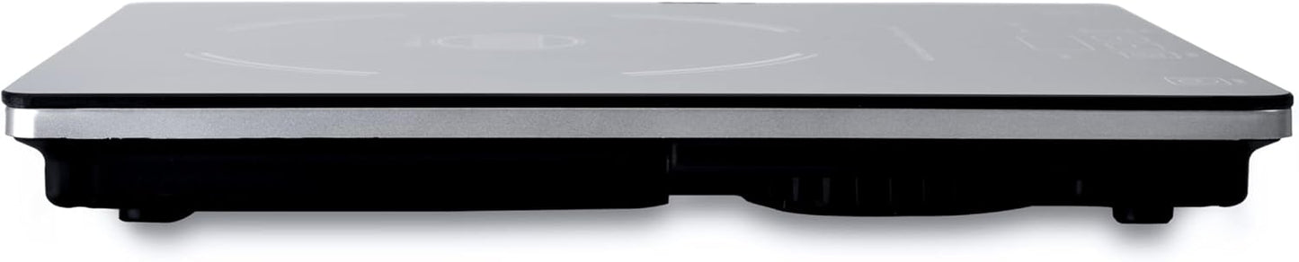 BergHOFF Tronic 1800W Touch Screen Induction Cooktop with Auto-Pan Detection and Shatter-Resistant Black Glass - 14