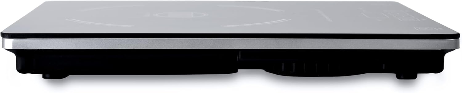 BergHOFF Tronic 1800W Touch Screen Induction Cooktop with Auto-Pan Detection and Shatter-Resistant Black Glass - 14