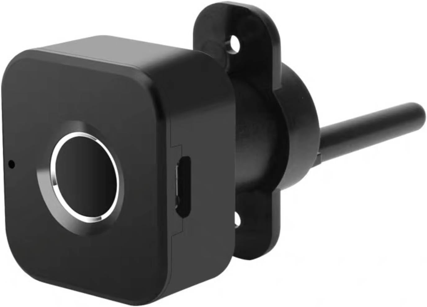 Biometric Fingerprint File Cabinet Lock - Keyless Security with USB - Black Color