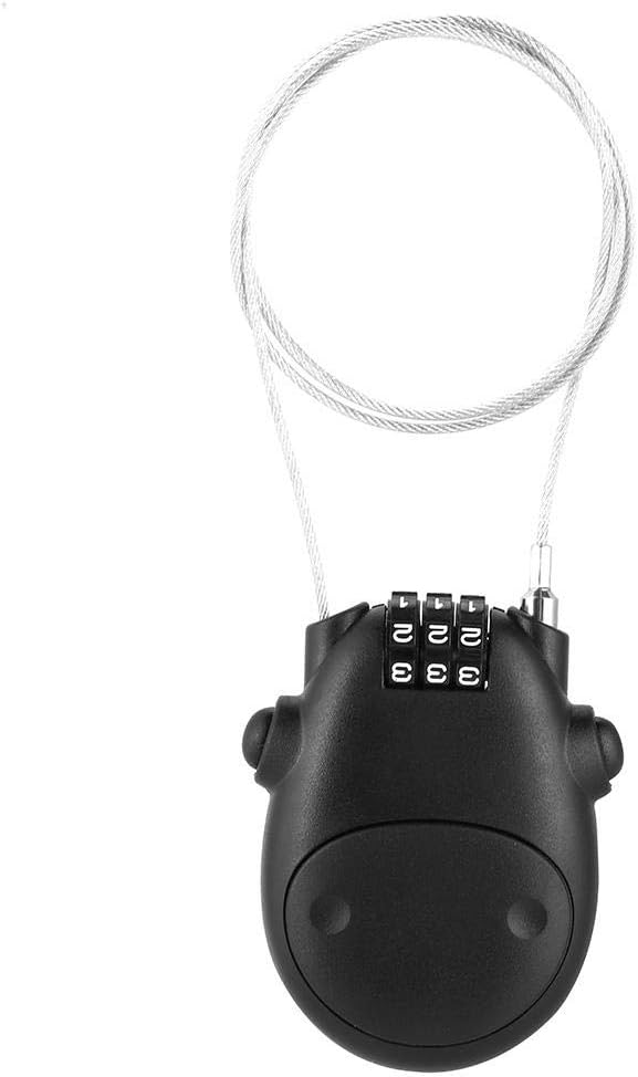 Black 3-Digit Code Combination Lock for Stroller - Secure Your Stroller with Password Protection