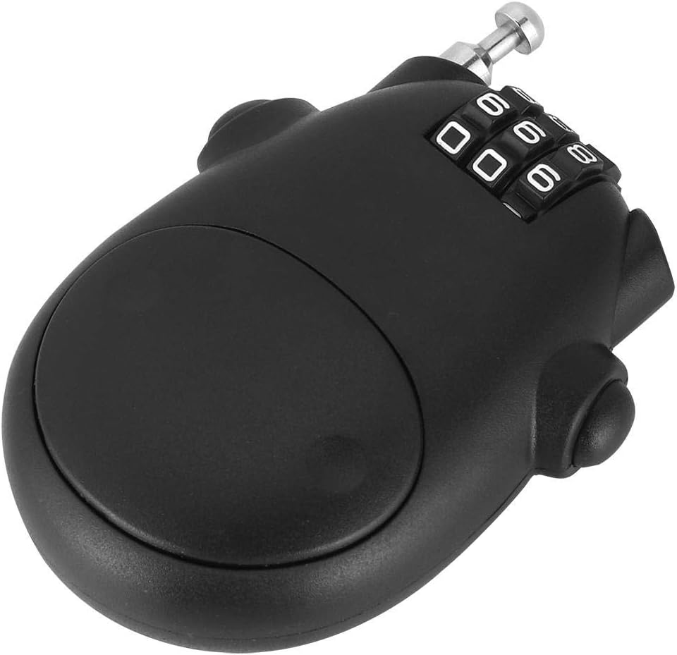 Black 3-Digit Code Combination Lock for Stroller - Secure Your Stroller with Password Protection