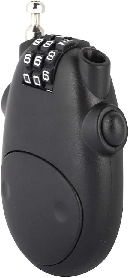 Black 3-Digit Code Combination Lock for Stroller - Secure Your Stroller with Password Protection