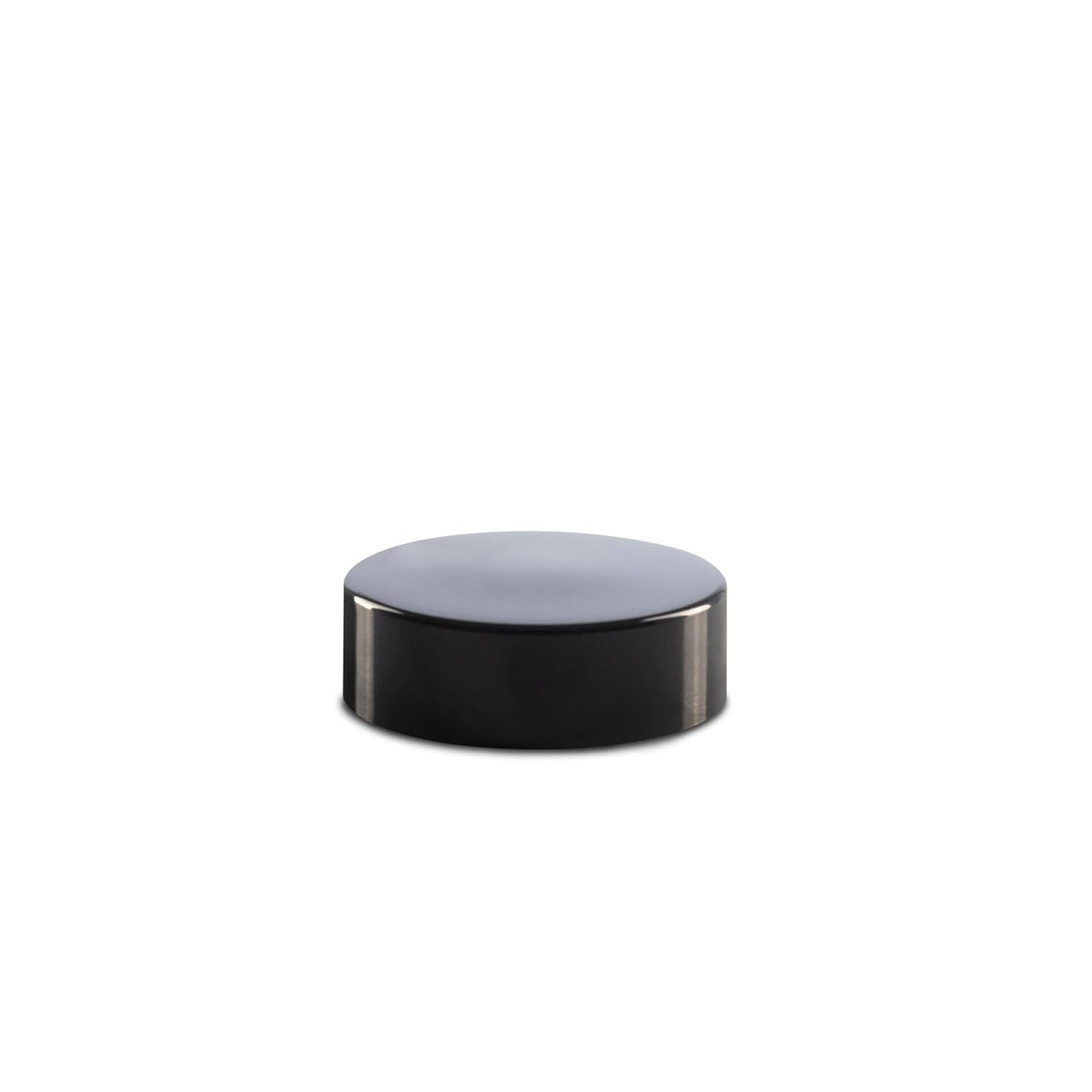 Black 41-400 PP Smooth Skirt Lid for 0.5oz Jar - 350 Pack Wholesale - Bottle Depot