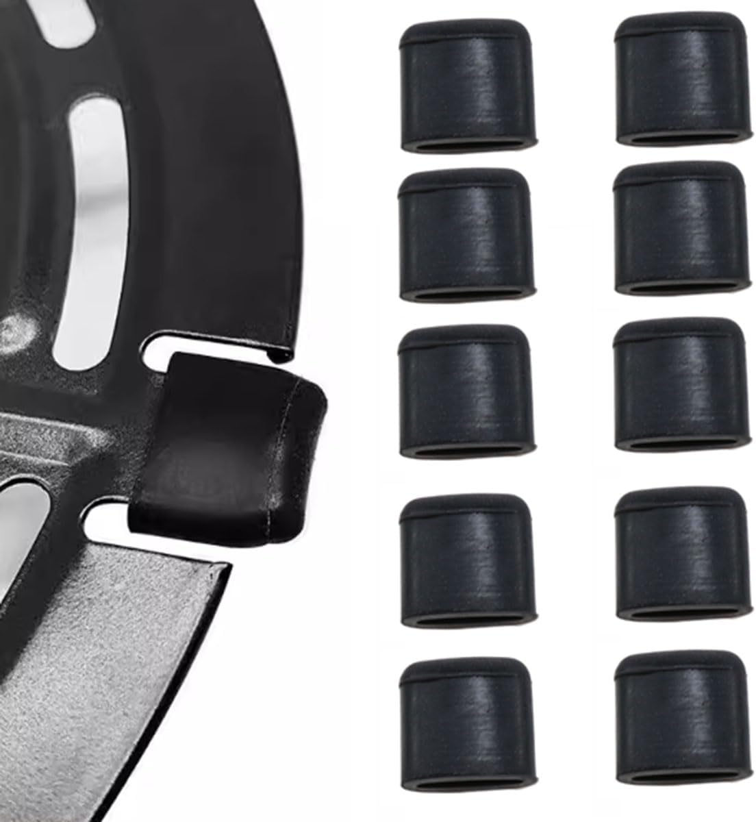 Black Air Fryer Rubber Buffer Replacement Set - Pack of 10 for Meuey Lyot-Air Fryer