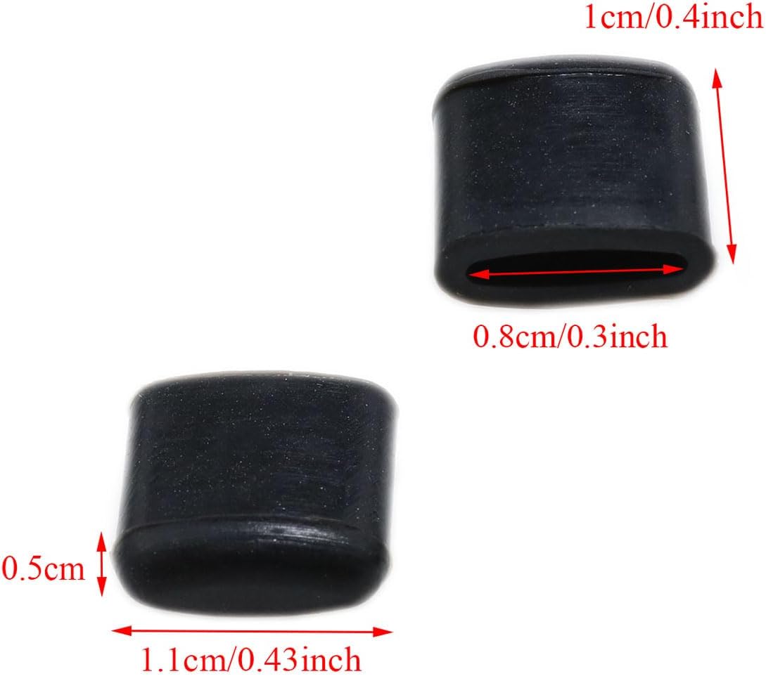 Black Air Fryer Rubber Buffer Replacement Set - Pack of 10 for Meuey Lyot-Air Fryer