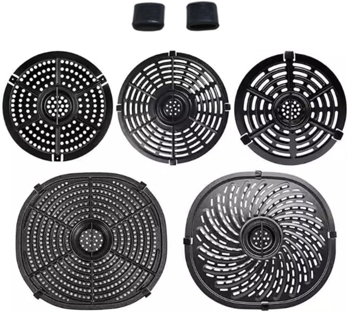 Black Air Fryer Rubber Buffer Replacement Set - Pack of 10 for Meuey Lyot-Air Fryer