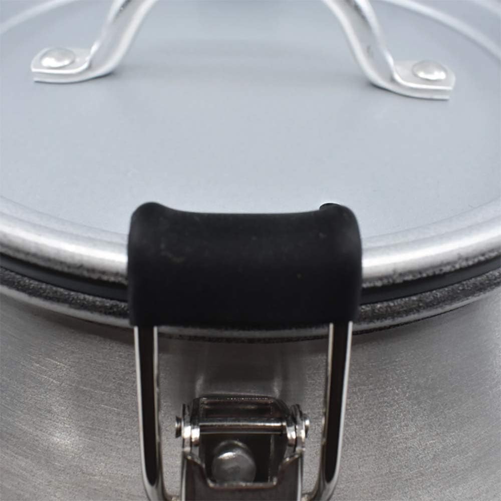 Black CanCooker Silicone Latch Covers - 2 Pack, High-Temperature Safe & Heavy-Duty with Comfortable Grip