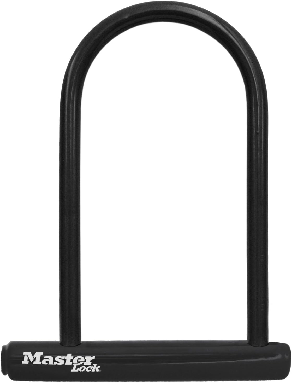 Black Master Lock Bike U-Lock with Key - Standard Size Anti-Theft Lock for Bicycles and Outdoor Equipment - WildKart