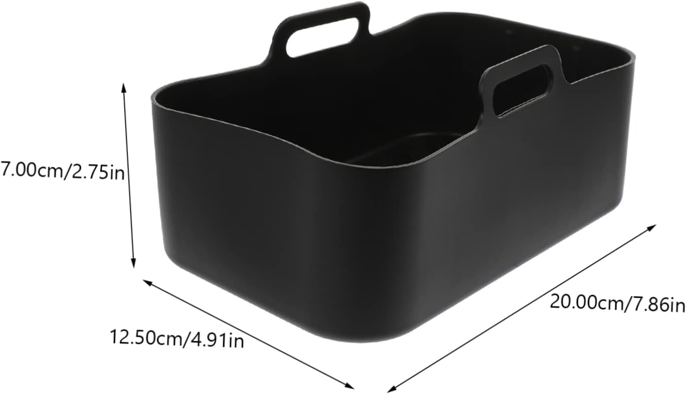 Black Silicone Mat Liner for Air Fryers, Microwaves, and Ovens - Non-Stick Baking Mat for Kitchen Cookware