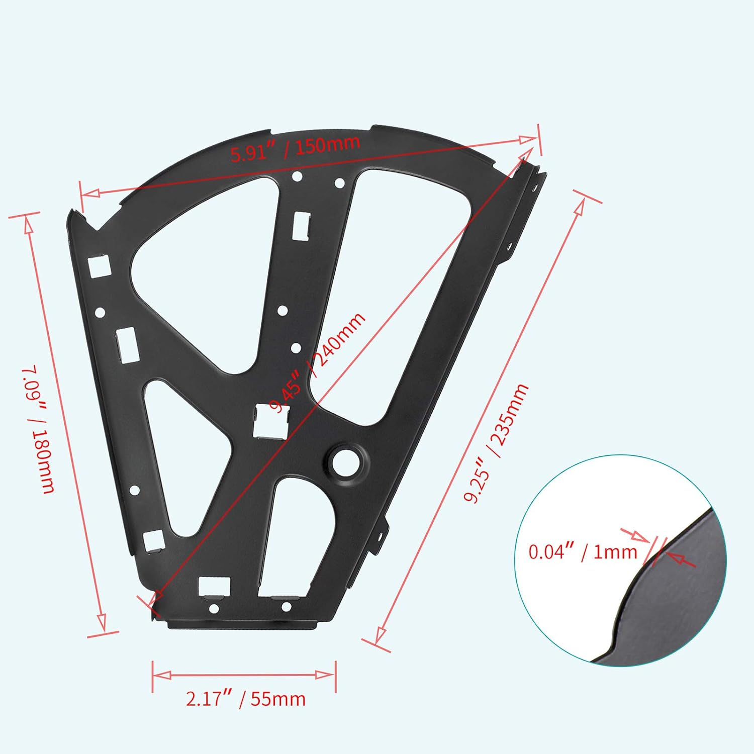 Black Stainless Steel Shoe Cabinet Hinges Flip Frames for Kitchen Living Room - 2 Layers Shoe Drawer Cabinet Replacement Fittings (1 Pair) - WildKart