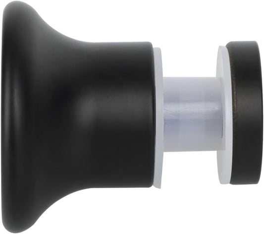 Black Stainless Steel Shower Glass Door Handle - Sliding Bathroom Knob Replacement - Solid SUS304 Hardware - Alise XLS400DB-B