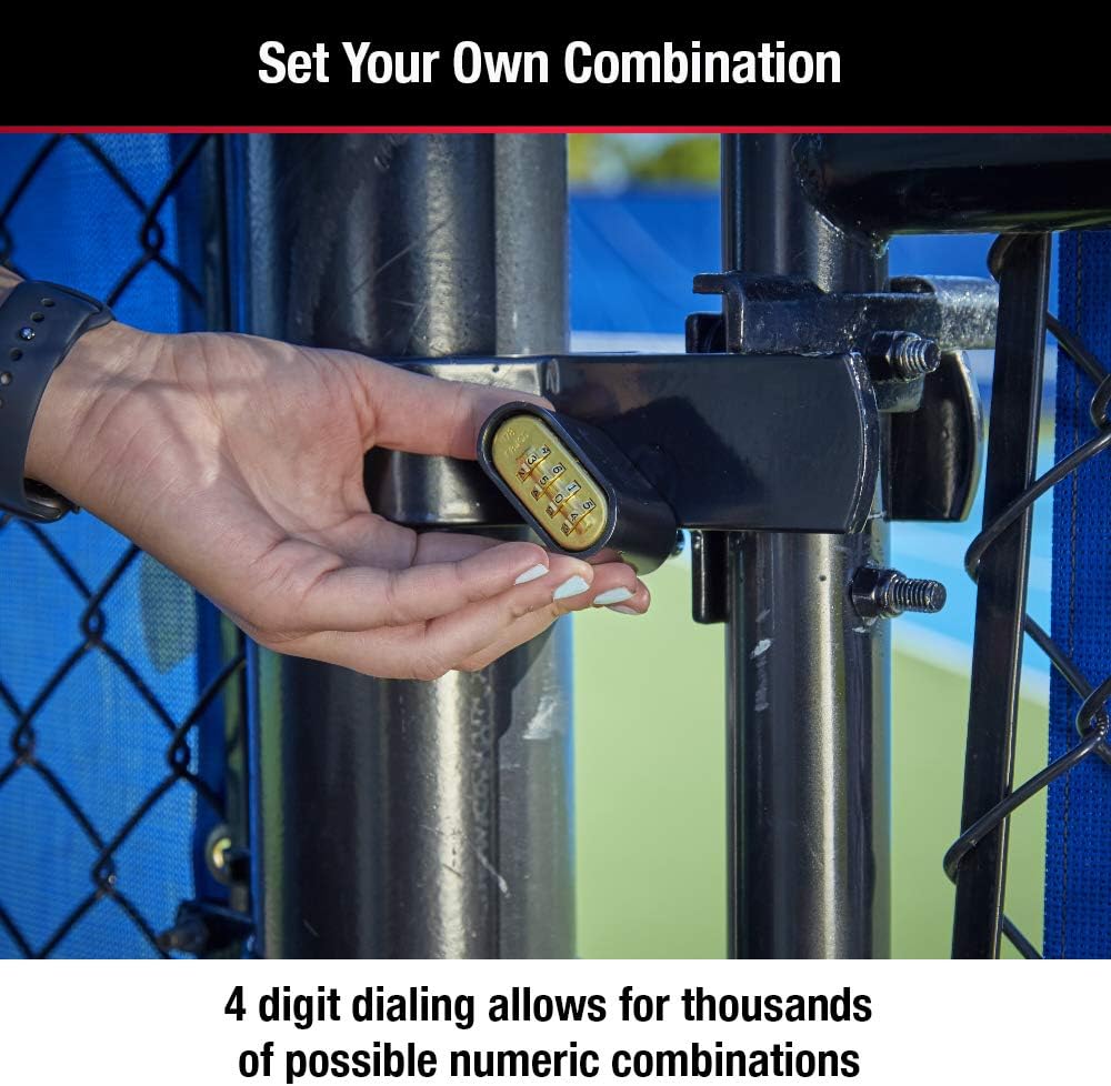 Black Weather-Resistant Combination Padlock Set for Gym Locker, Gate, Shed - 2 Pack, Indoor/Outdoor, Master Lock 178EC2 - WildKart