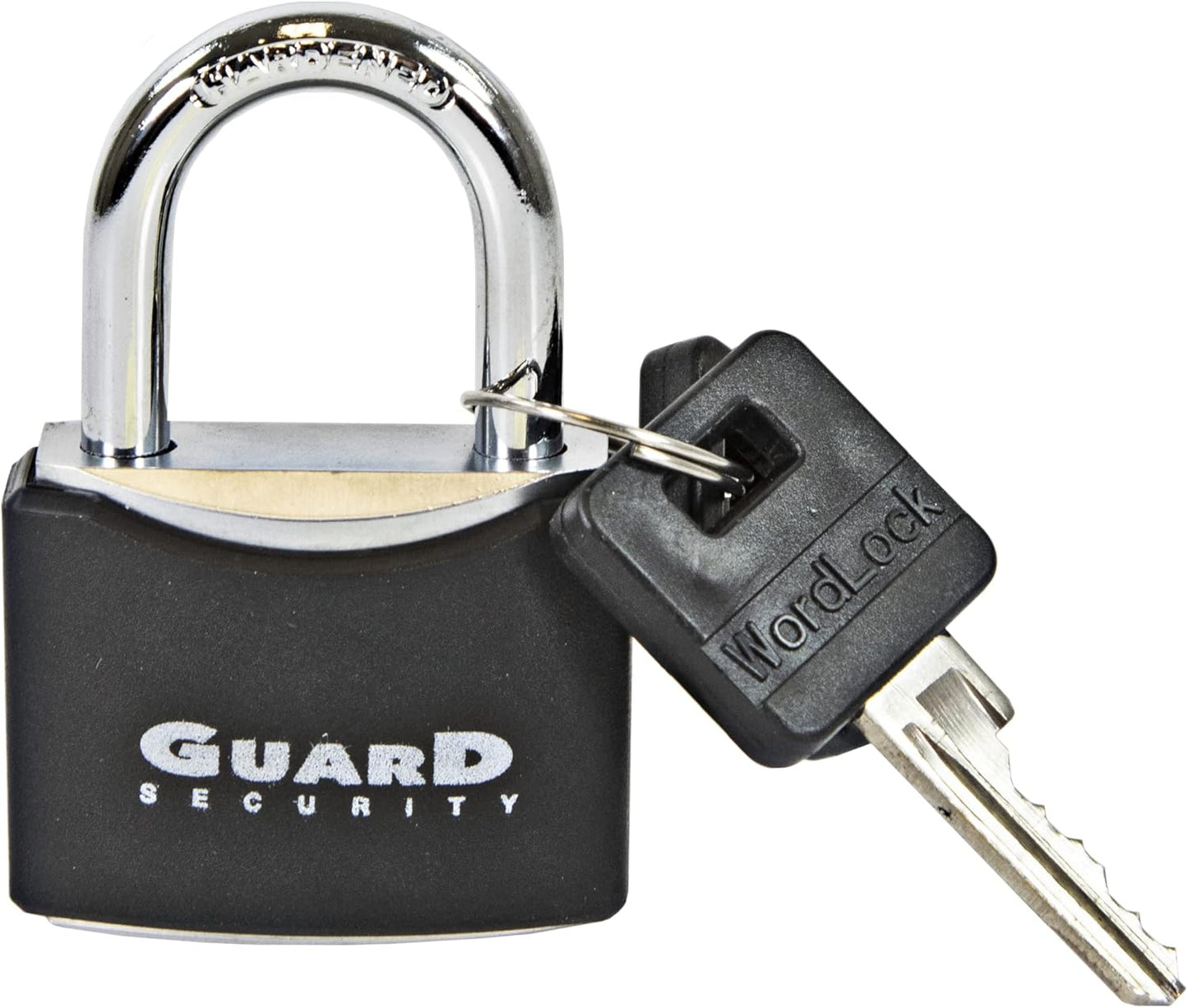 BLACK+DECKER Vinyl Cover Steel Guard Padlock 1-9/16 Inch - Pack of 2