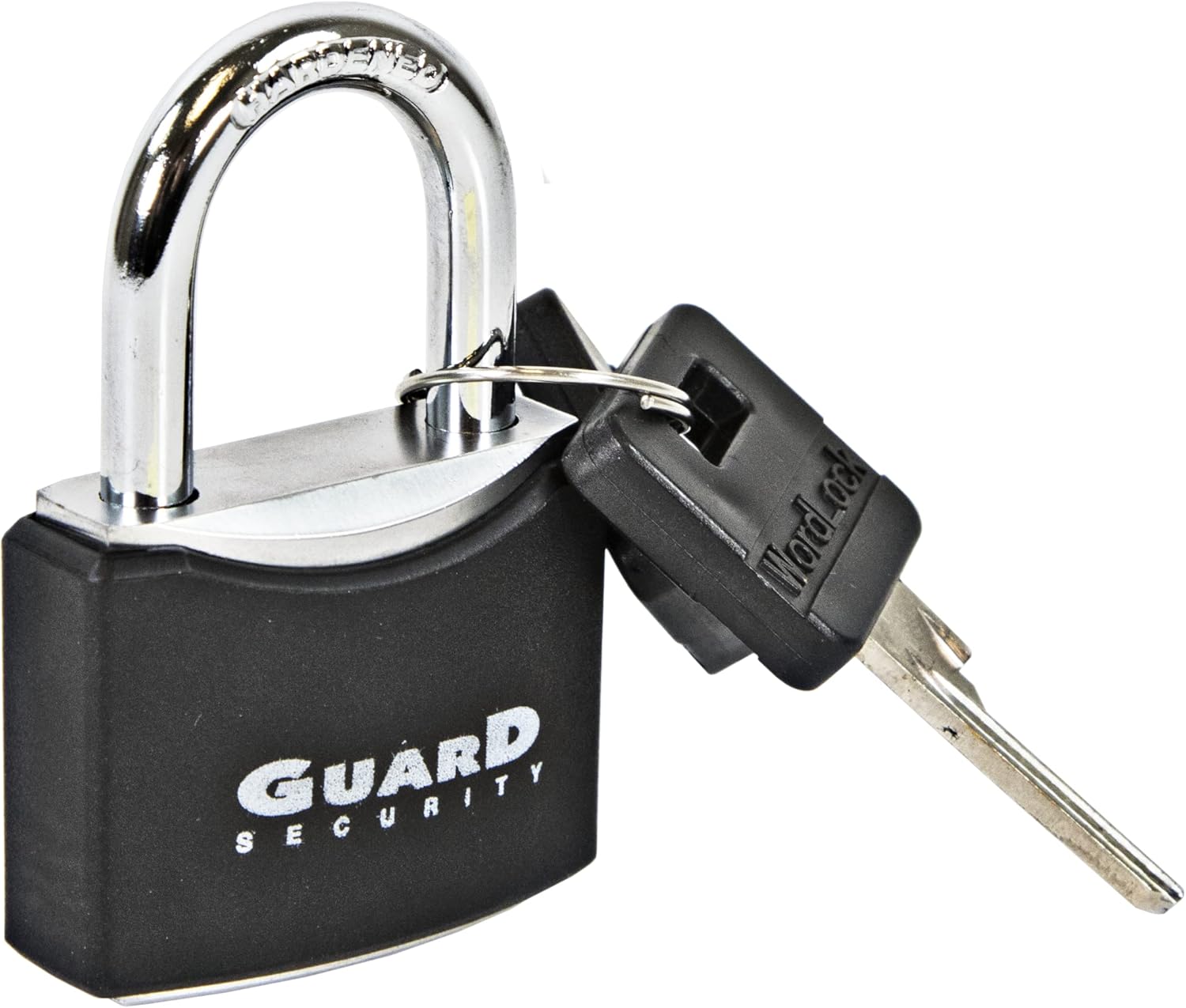 BLACK+DECKER Vinyl Cover Steel Guard Padlock 1-9/16 Inch - Pack of 2