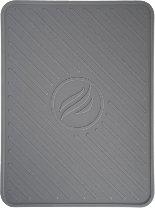 Blackstone 4222 Large Griddle Spatula Mat with Spoon Drip Pad & Utensil Holder - Heat Resistant & Non Slip Silicone for Kitchen & Countertop (9.25" x 12.2")