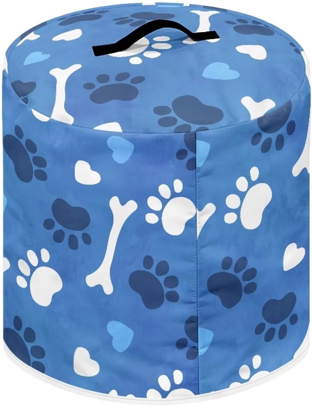 Blue Dog Paw Print Dust Cover for 6 Qt Instant Pot, Pressure Cooker & Air Fryer Cover with Pocket & Handle - Medium Size - Talayituse