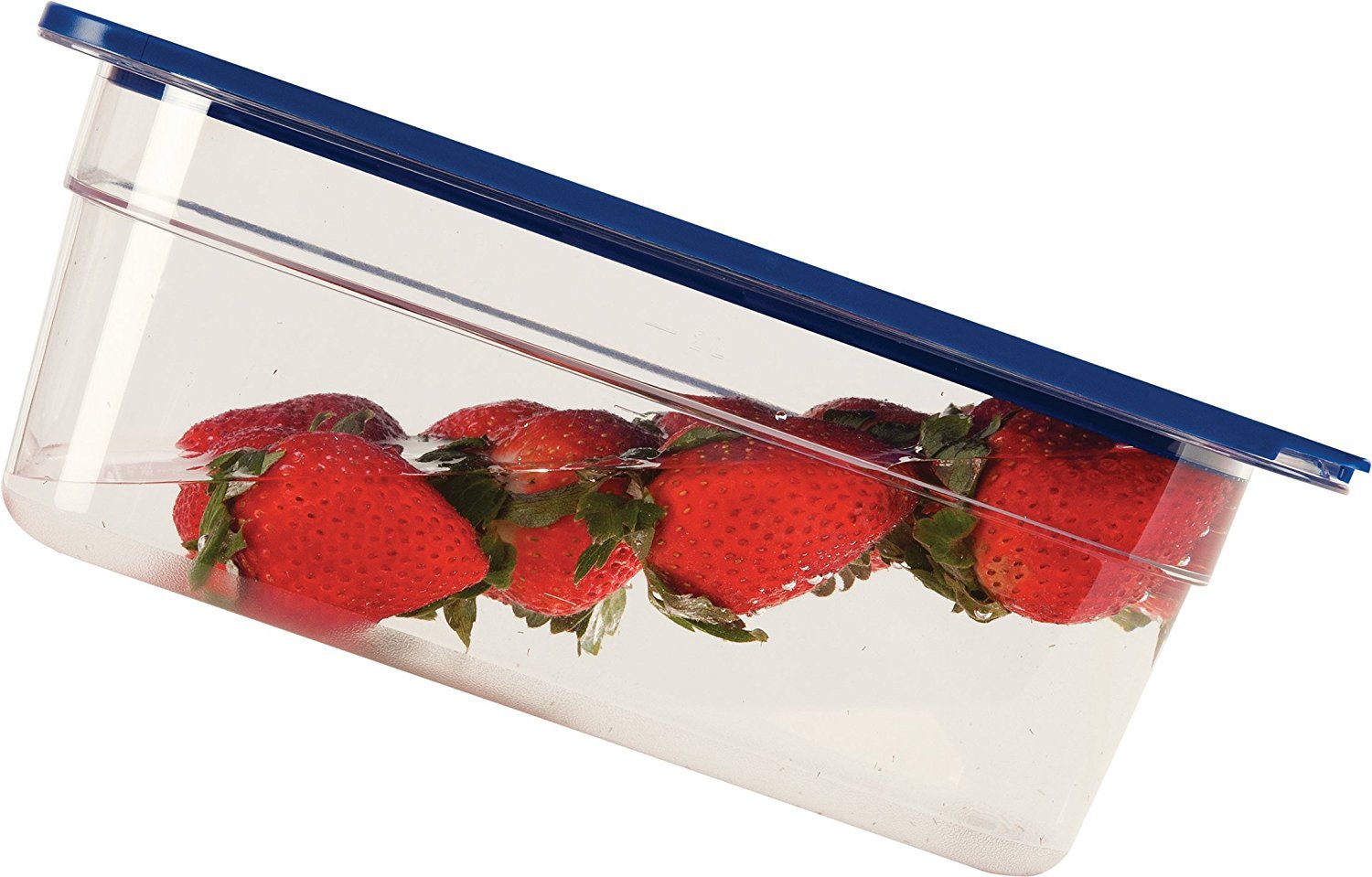 Blue Polyethylene Smart Lid for Full-Size Food Pans - Ideal for Catering, Buffets, and Restaurants by Carlisle FoodService Products