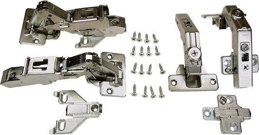 Blum 1/2" Overlay Face Frame Hinge Kit for Pie-Corner Cabinets - Easy Installation and Smooth Functionality