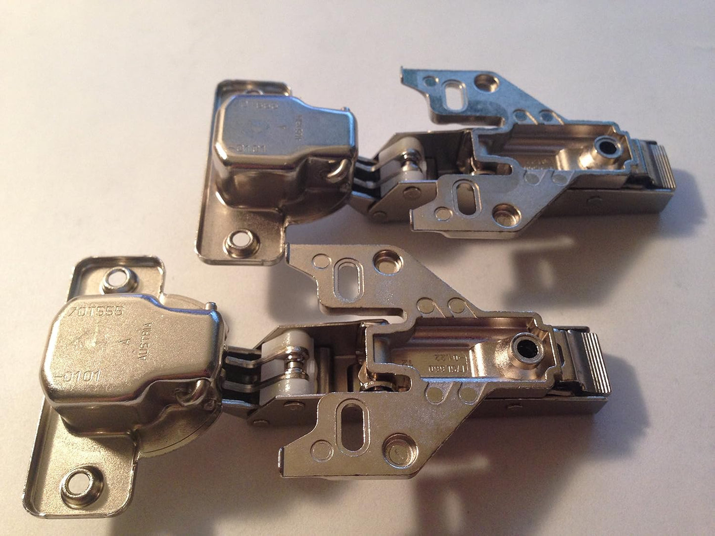 Blum 120° Clip-On Hinge with Face Frame Adapter - Brand New