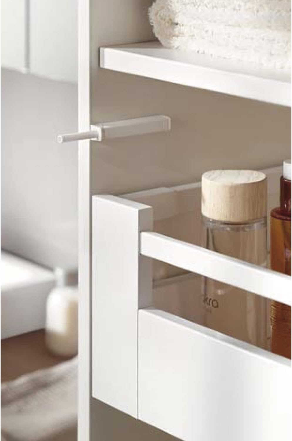 Blum Tip-On 956A1004 Long Version with Magnet Grey for Doors