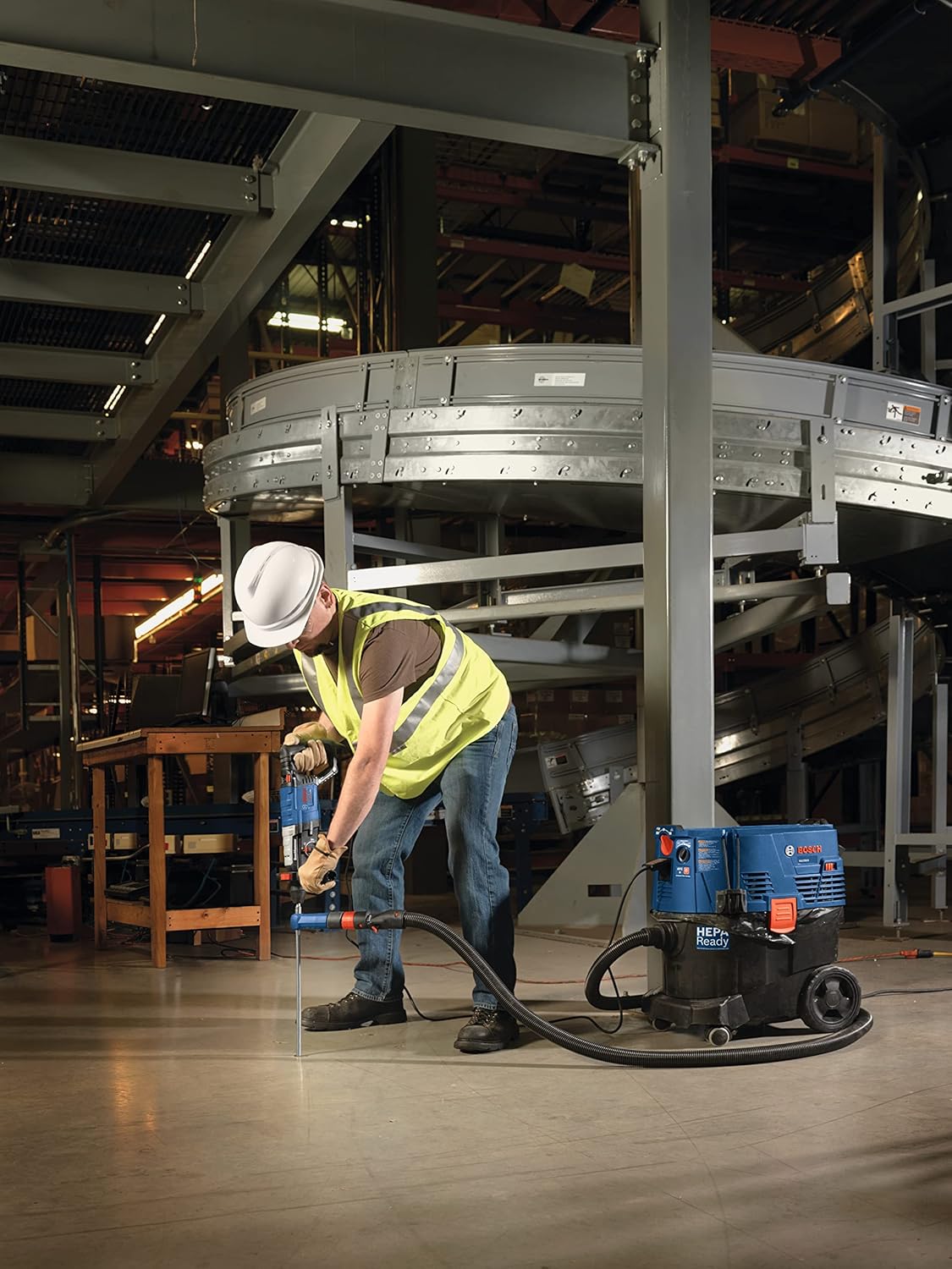 BOSCH HC2093 9/16 in. x 6 in. x 8 in. Bulldog SDS-Plus Rotary Hammer Bit - High-Quality Concrete Drilling Tool