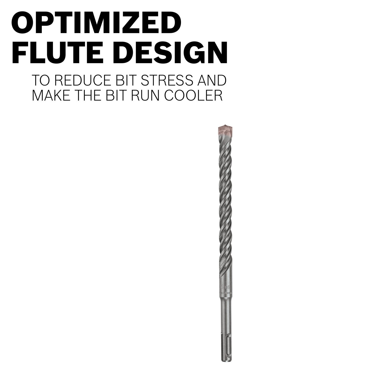 BOSCH HC2093 9/16 in. x 6 in. x 8 in. Bulldog SDS-Plus Rotary Hammer Bit - High-Quality Concrete Drilling Tool