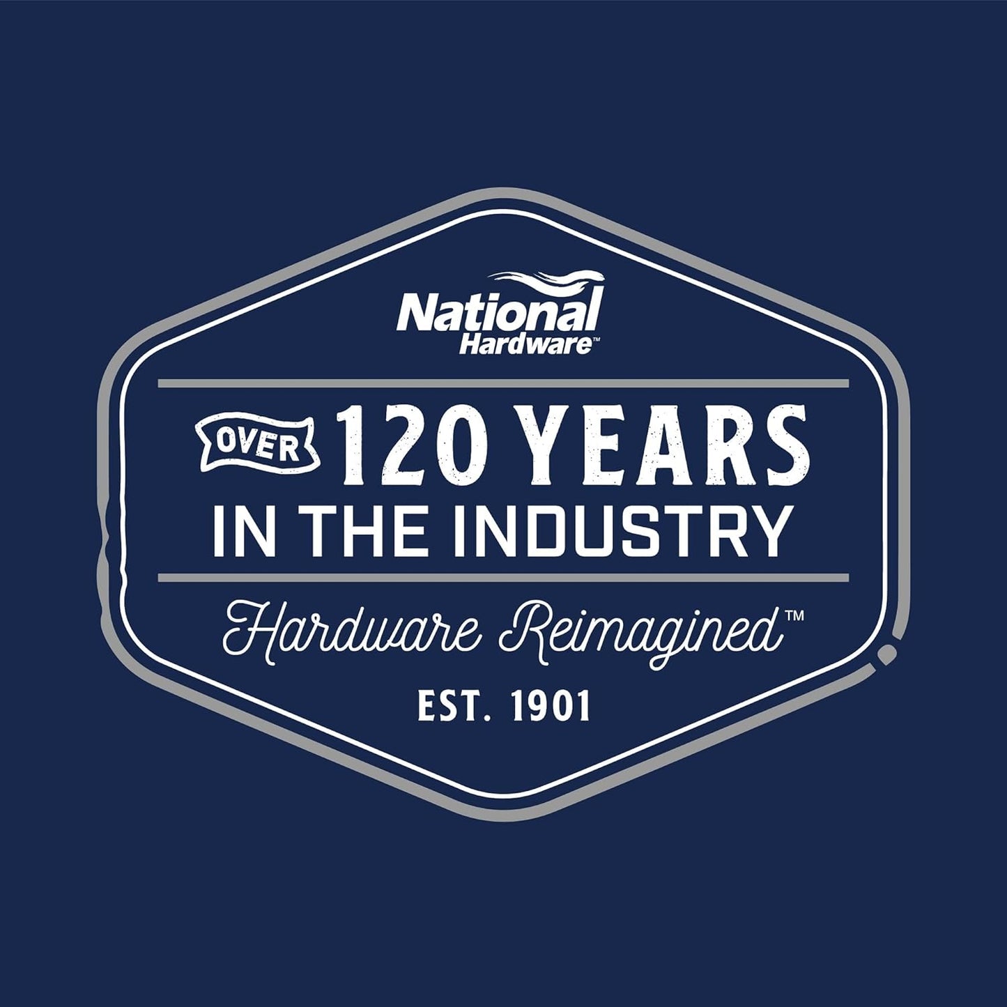 Brass National Hardware Door Chain V807 N183-590, 1/2" x 6" - Secure Your Door with Quality Hardware