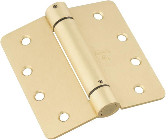 Brass National Hardware N185-207 V521 Spring Hinge - Durable and Reliable