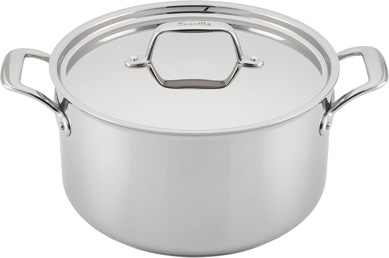 Breville 8 Quart Stainless Steel Stock Pot with Lid - Thermal Pro Series
