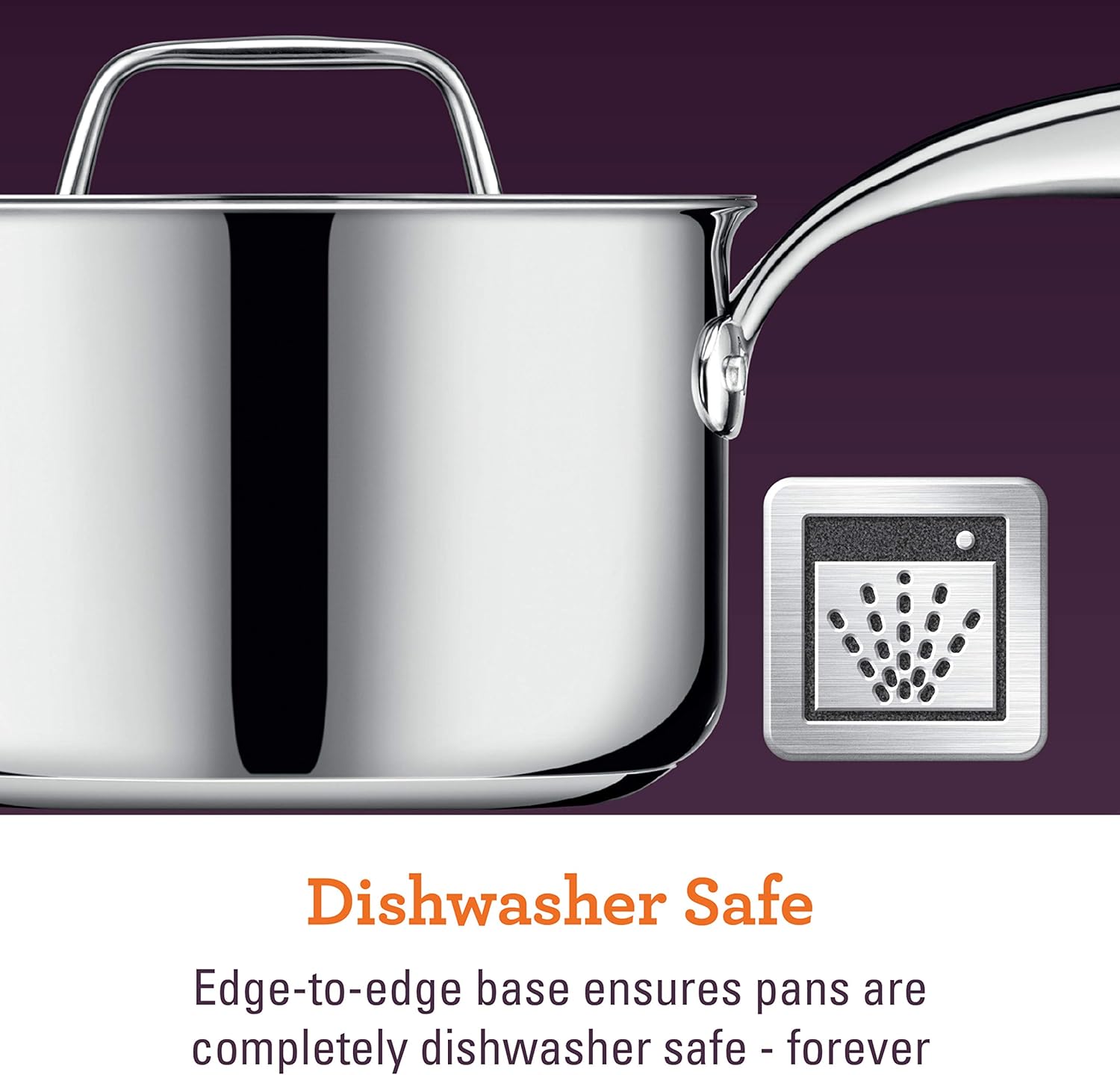 Breville 8 Quart Stainless Steel Stock Pot with Lid - Thermal Pro Series