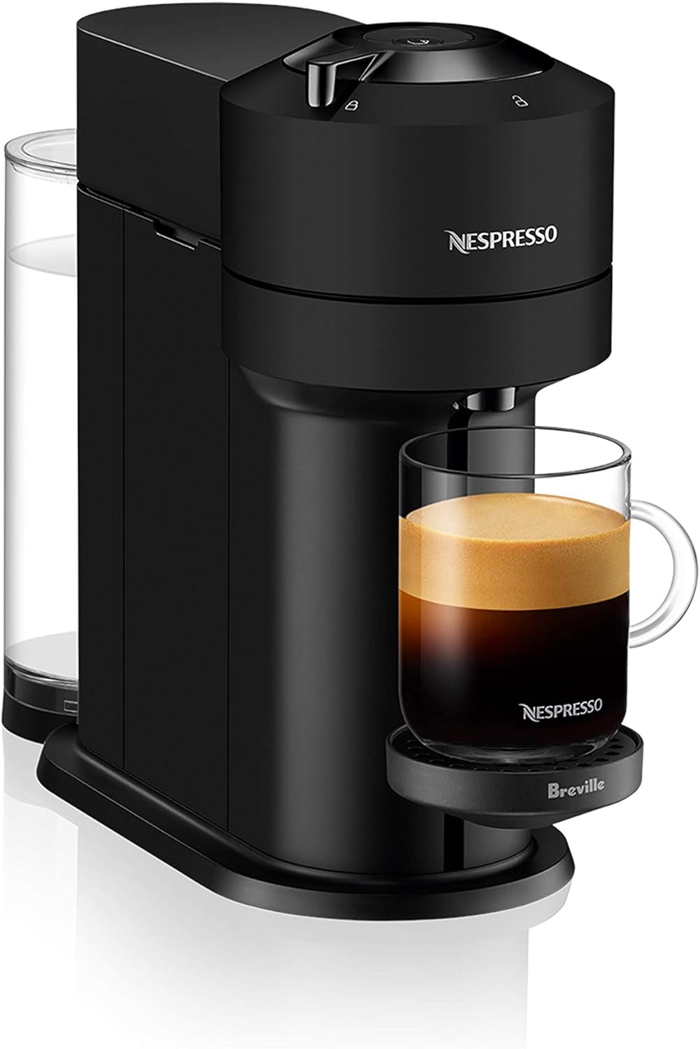 Breville Nespresso VertuoPlus Coffee and Espresso Maker, 1.1L, Ink Black