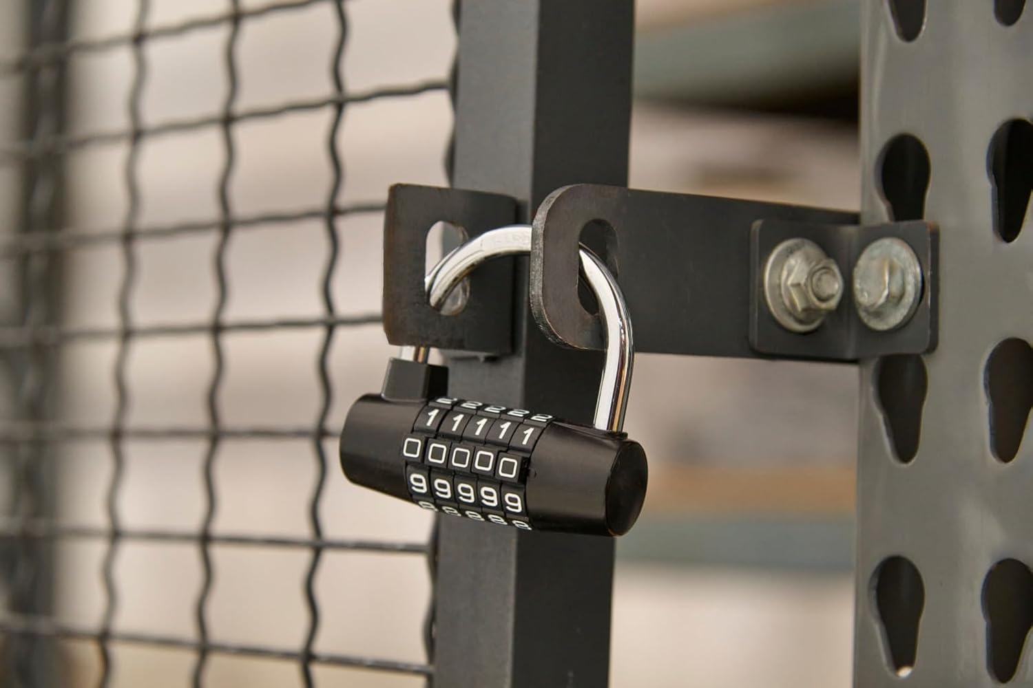 BRINKS Portable Security Bundle: U-Bar Padlock & 5 ft Cable Lock with Combination - Secure Your Belongings On-the-Go