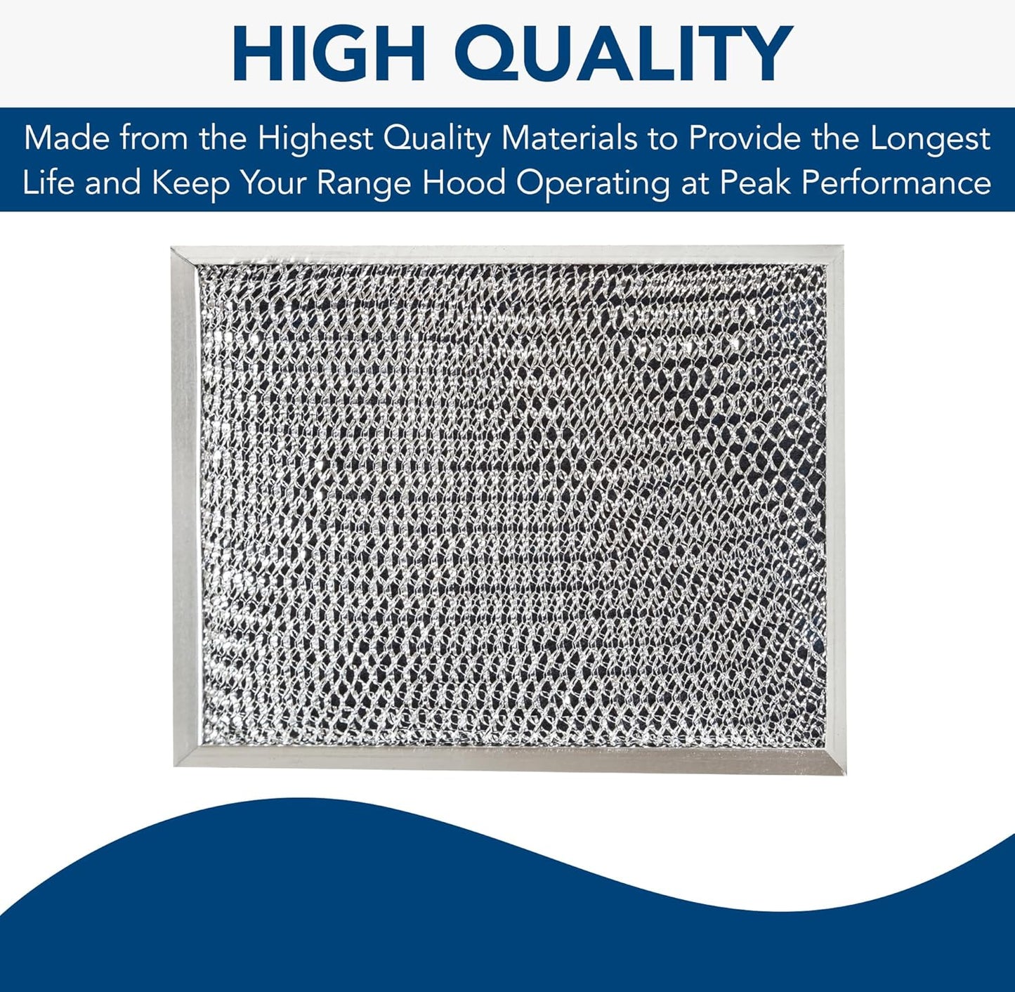 Broan-NuTone 41F Ductless Range Hood Carbon Charcoal Air Filter for Kitchen - Replacement Filter for Series