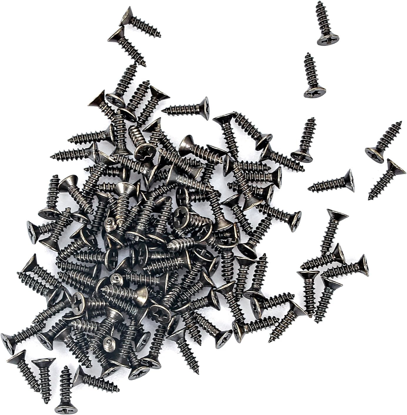 Bronze Wooden Cabinet Latch Hook Set - Antique Box Latch with 160 Screws - Right Latch Buckle Kit