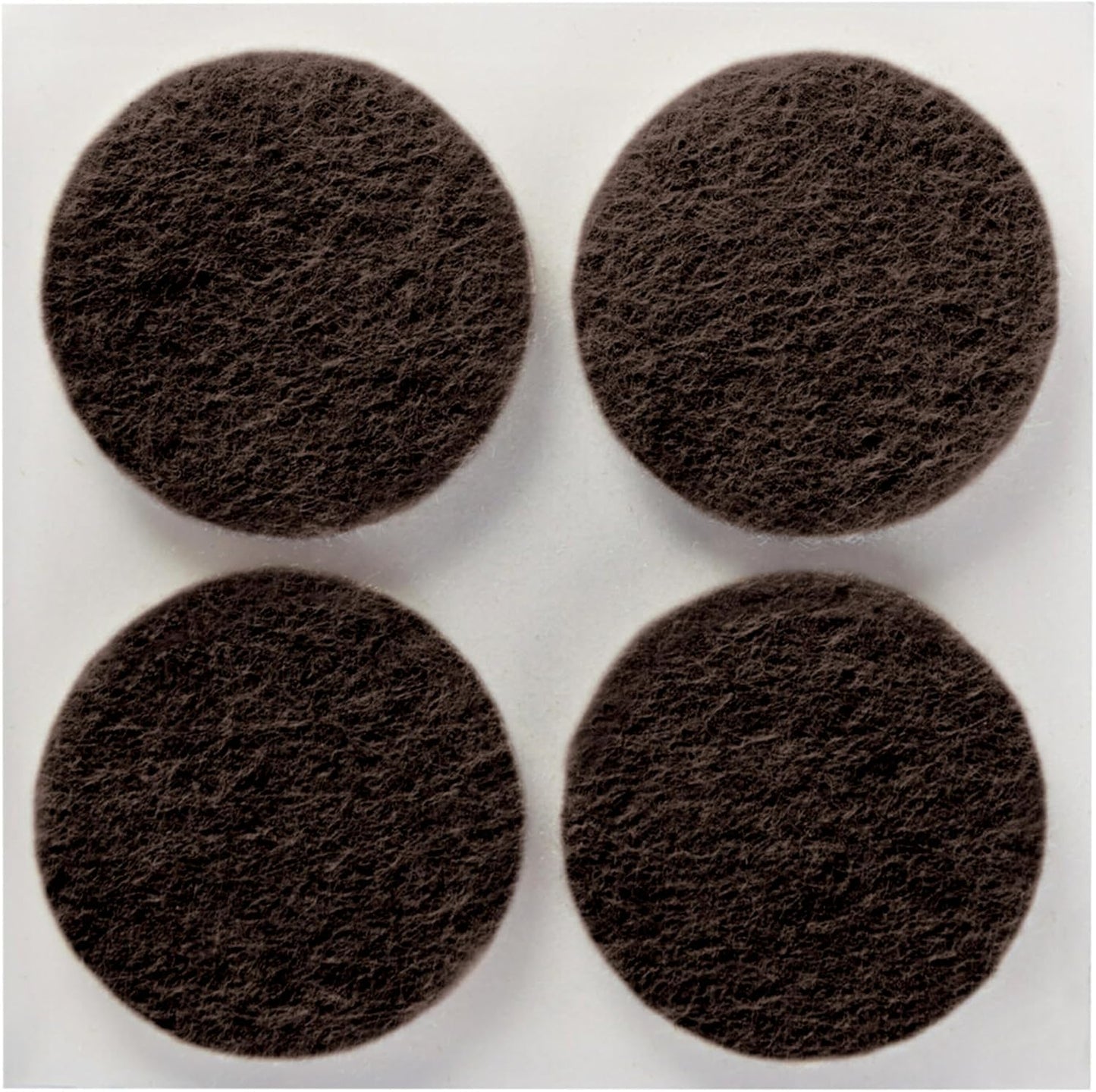 Brown Round Scotch Felt Furniture Pads, 1.5-in Diameter, 12-Pack - Protect Hardwood Floors
