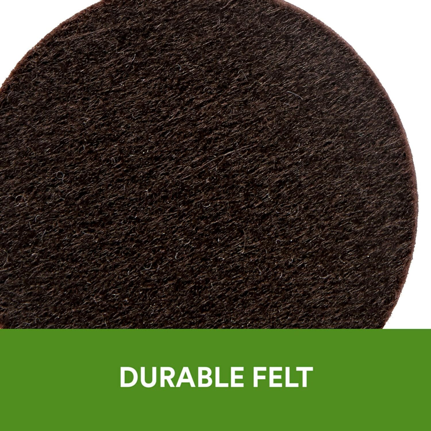 Brown Round Scotch Felt Furniture Pads, 1.5-in Diameter, 12-Pack - Protect Hardwood Floors