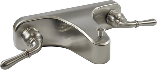 Brushed Nickel Danco Mobile Home Center-Set Tub/Shower Faucet 8" - 10883X