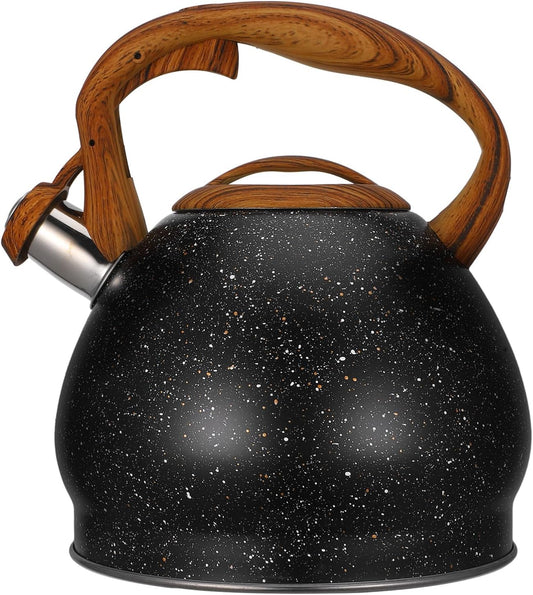Cabilock 3.5L Stainless Steel Stovetop Whistling Tea Kettle - Tea Pot for Stove Top Whistle - Teapot