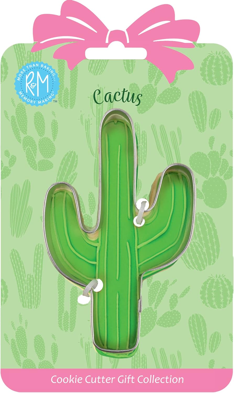 Cactus Cookie Cutter - 4" Carded by R&M International