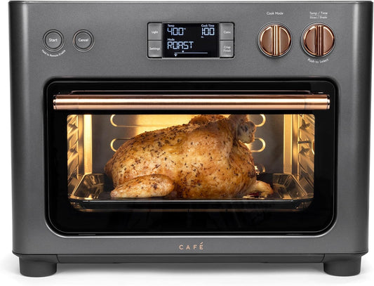 Café Couture Oven: 14 Cooking Modes, Air Fry, Bake, Broil, Roast, Toast, Pizza, WiFi, Voice Control, Matte Black