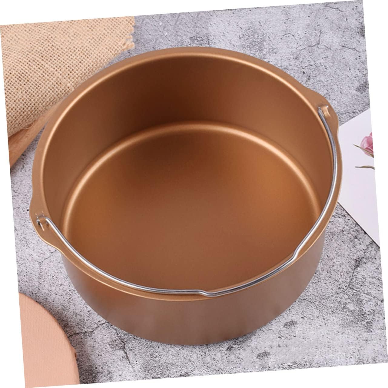 Cake Baking Pan for Air Fryers and Ovens - Collapsible Cheese Cake Mold for Home Baking