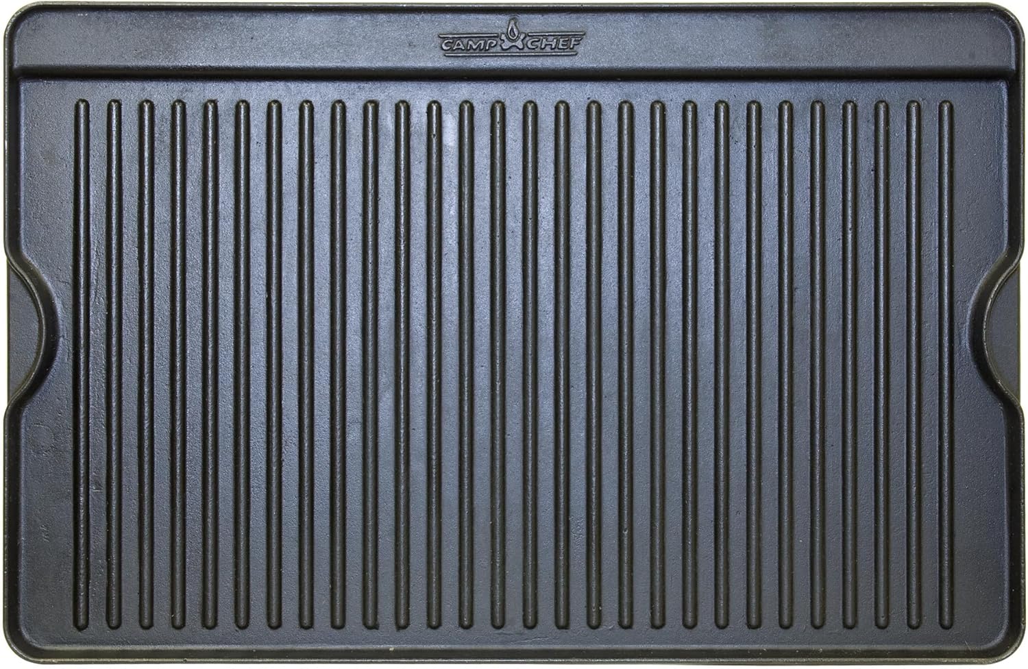 Camp Chef 16" x 24" Cast Iron Reversible Griddle for Outdoor Cooking and Camping Gear