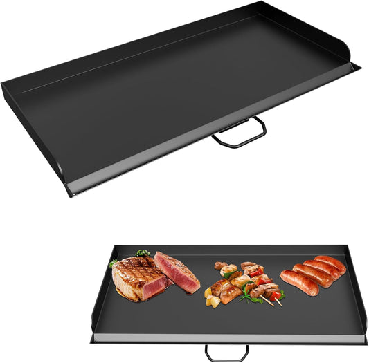 Camp Chef Tundra 3 Burner Flat Top Griddle - Compatible with SPG90B, GB90D, TB90 - 16" x 38" Dimensions - CCH3 Griddle Top