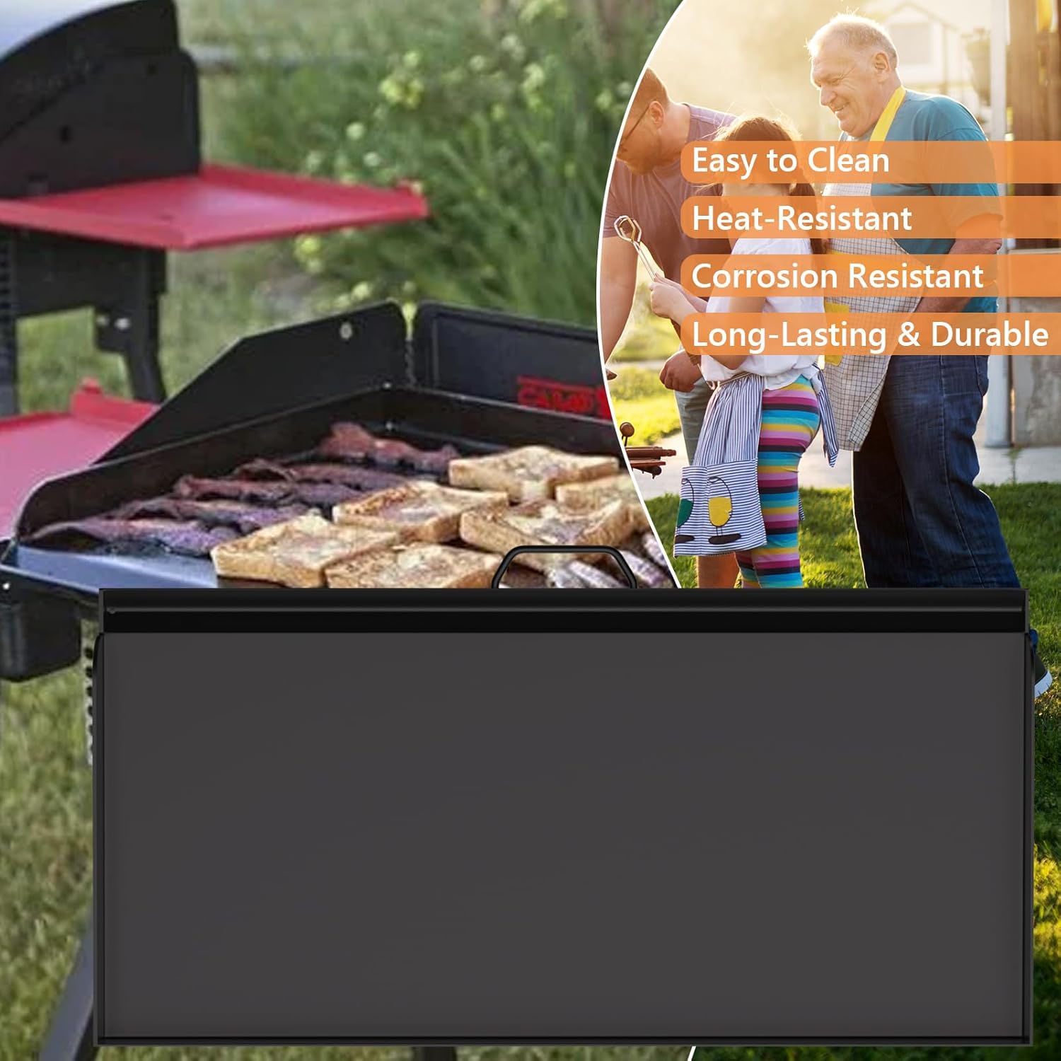 Camp Chef Tundra 3 Burner Flat Top Griddle - Compatible with SPG90B, GB90D, TB90 - 16" x 38" Dimensions - CCH3 Griddle Top